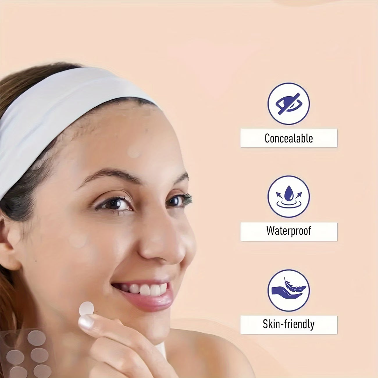 Hydrocolloid Acne Patches – 360 PCS (Alcohol-Free, Day & Night Use)