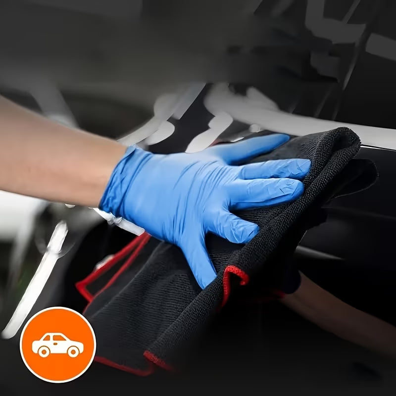 Blue Nitrile Gloves – Disposable, Latex-Free & Powder-Free - 10 Pcs