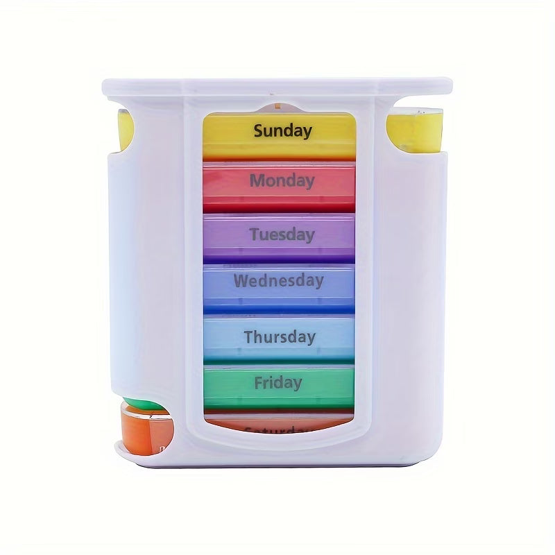 Weekly Pill Organizer – Extra Large Stackable Daily Medication Case